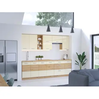 MEADOW, horní regál 15 G-90 OTW, korpus: dub artisan