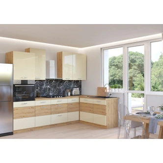 MEADOW, horní regál 30 G-90 OTW, korpus: dub artisan