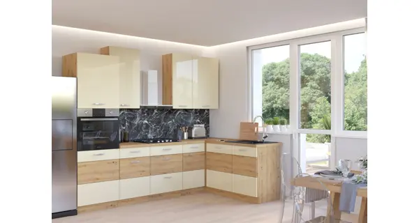 MEADOW, skříňka dolní 15 D CARGO BB, korpus: dub artisan, dvířka: dub artisan