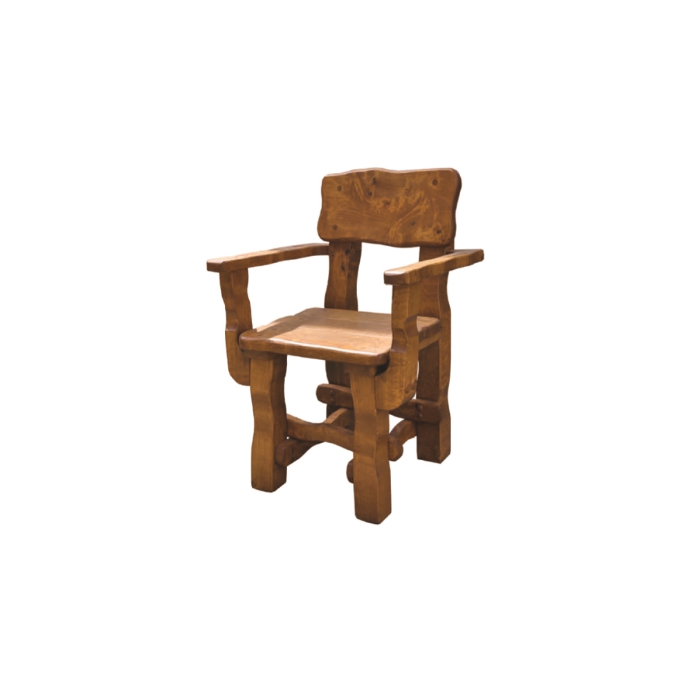 Levně CROC zahradní židle s opěradly, barva olše