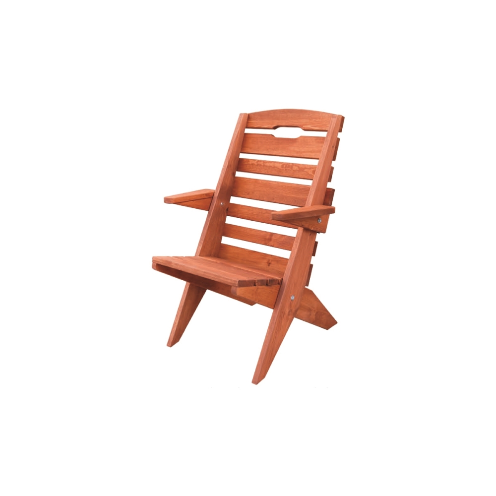 RAUHI zahradní židle, barva ořech