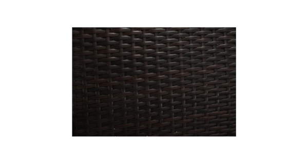 MONTEK, 2-sed se stolkem a polštáři, hnědá/krémová