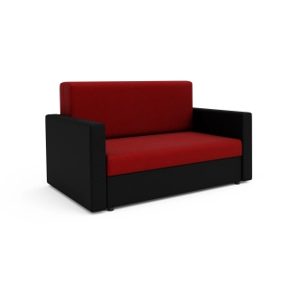 Multifunkční pohovka AZUL HEVEN 120, červená/černá