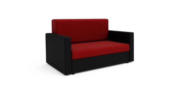 Multifunkční pohovka AZUL HEVEN 120, červená/černá