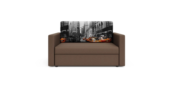 Multifunkční pohovka AZUL HEVEN 120, NY/hnědá