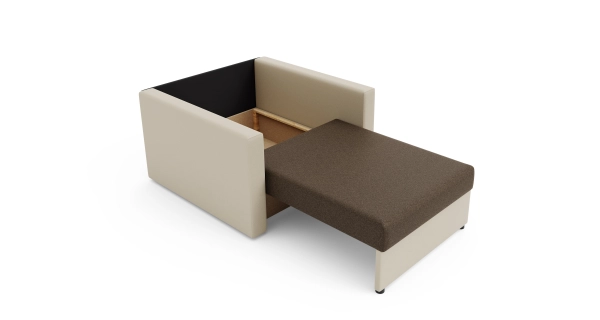 Multifunkční pohovka AZUL HEVEN 80, hnědá/béžová