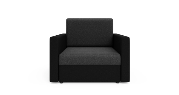 Multifunkční pohovka AZUL HEVEN 80, tmavě šedá/černá