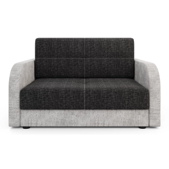 Multifunkční pohovka AZUL TWICE 120, černá/světle šedá