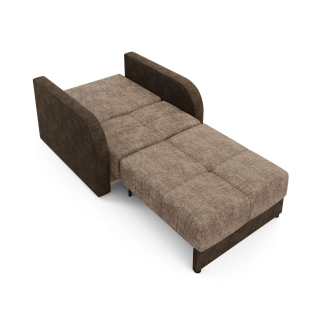 Multifunkční pohovka AZUL TWICE 80, hnědá/tmavě hnědá