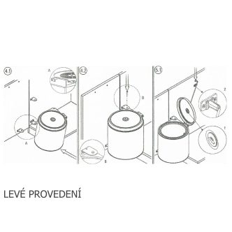 Nádoba na odpadky PAPRIKA INOX 40