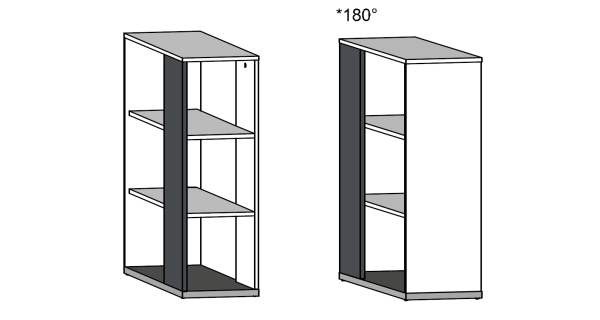 Nástavba k posteli LEPON 30, dub artisan/bílá/grafit, 5 let záruka