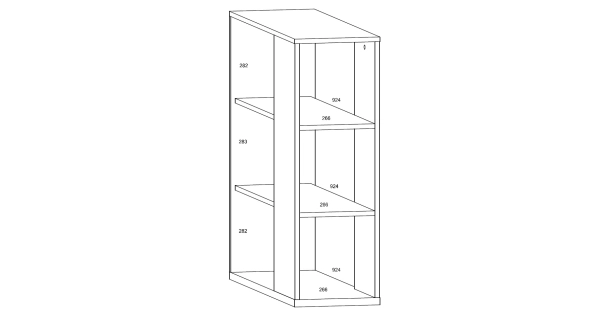 Nástavba k posteli LEPON 30, dub artisan/bílá/grafit, 5 let záruka