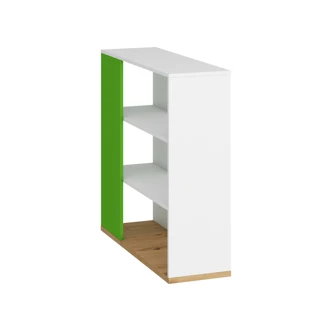 Nástavba k posteli LEPON 30, dub artisan/bílá/zelená