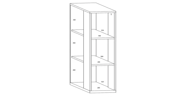 Nástavba k posteli LEPON 30, dub artisan/bílá/zelená