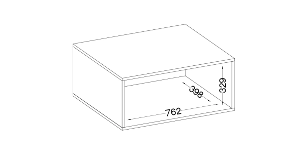 Nástavec AGEPSTA 2D, dub artisan