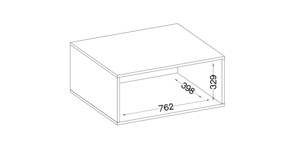 Nástavec AGEPSTA, dub artisan