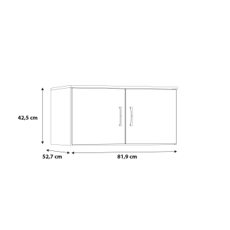 Nástavec DUNANUEJ 1, dub artisan