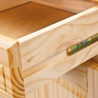 Nástavec k příborníku SATIV, masiv borovice