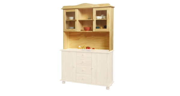 Nástavec k příborníku WILHELM lakovaný, masiv borovice