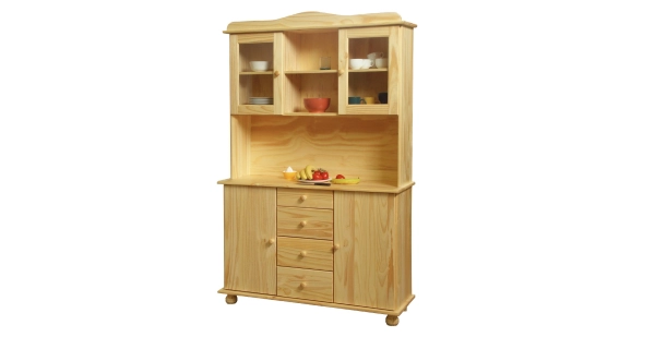 Nástavec k příborníku WILHELM lakovaný, masiv borovice