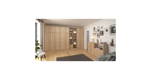 Nástavec na skříň PULAU, dub sonoma