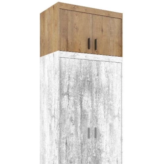 Nástavec na skříň TEKEN 2D, bílá