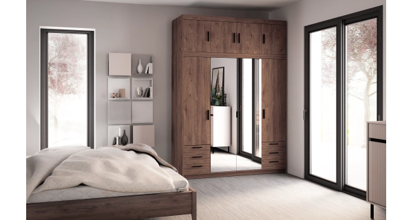 Nástavec na skříň TEKEN 4D, dub lefkas