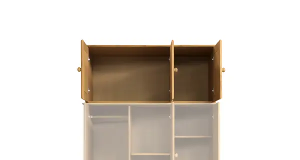 Nástavec skříně CULLEN, masiv borovice/vosk