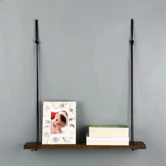 Nástěnná police ABEL, vlašský ořech