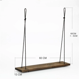 Nástěnná police ABEL, vlašský ořech