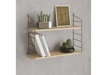 Nástěnná police AIDA 2, dub