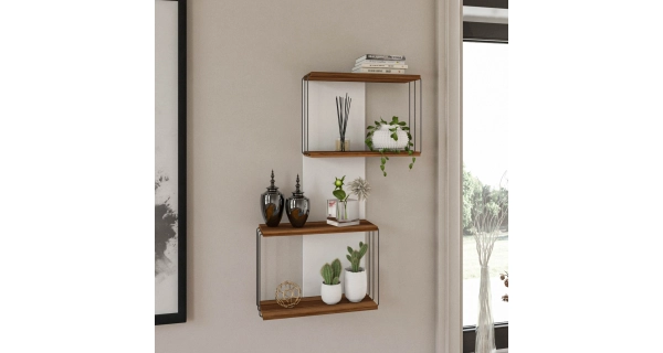 Nástěnná police ARAGO, borovice