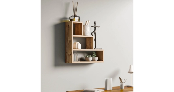 Nástěnná police CAPITAL, borovice