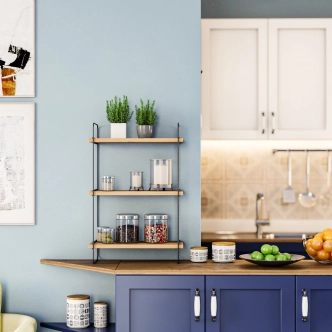 Nástěnná police CELESTE, atlantská borovice