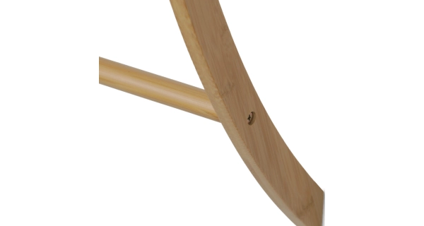 Nástěnná police PONQUINHAL, masiv bambus přírodní odstín