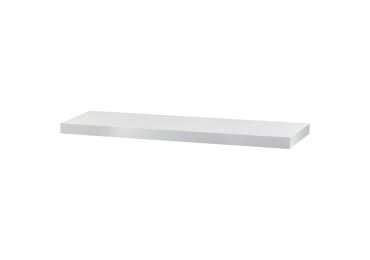 Nástěnná polička BRUMBY, bílá matná