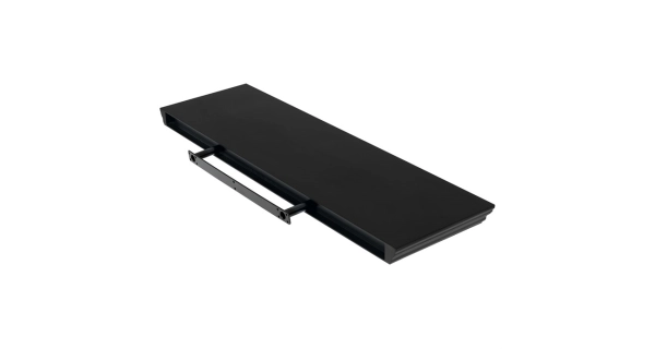 Nástěnná polička WELNALYOR 80 cm, černá