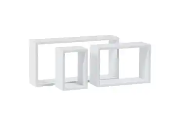 Nástěnné poličky RIPARIA, matná bílá