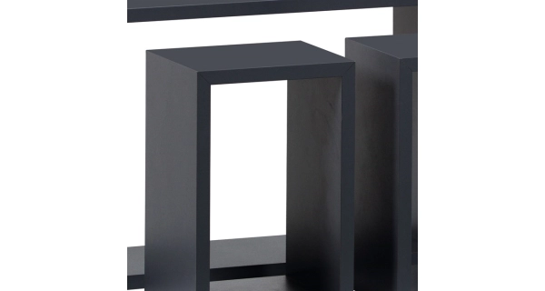 Nástěnné poličky RIPARIA, matná šedá