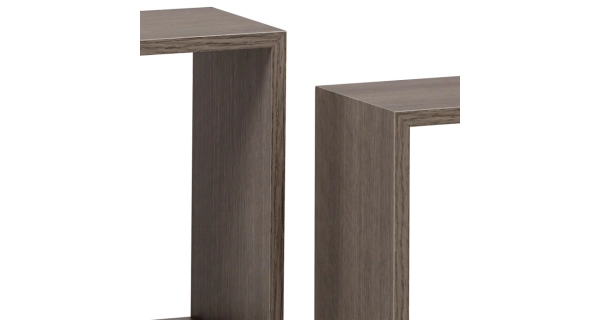 Nástěnné poličky VICENTE, sada 3 ks, dub sonoma