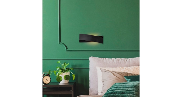 Nástěnné svítidlo VALVER 1xG9 35x11x10 cm, černá