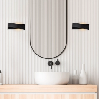 Nástěnné svítidlo VALVER 1xG9 35x11x10 cm, černá