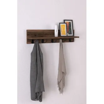 Nástěnný věšák FLOSE s policí, lydia