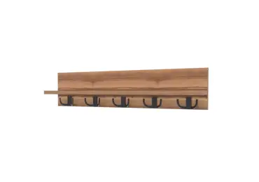 Nástěnný věšák FLOSE s policí, ořech