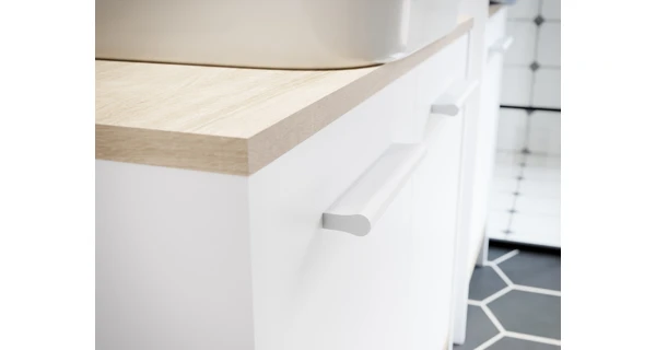 NAVRA koupelnová sestava, bílá/dub sonoma