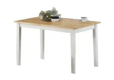 NEIO stůl, bílá/dub