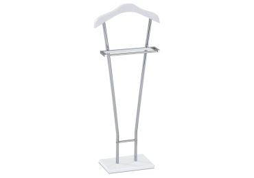 Němý sluha MORRISON, chrom/bílá