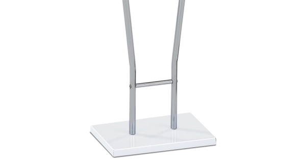 Němý sluha MORRISON, chrom/bílá