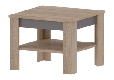 NEVIS A, konferenční stolek, dub sonoma/grafit