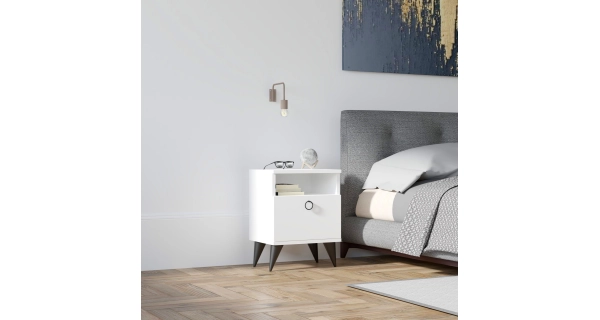 Noční stolek ALCINA, bílá